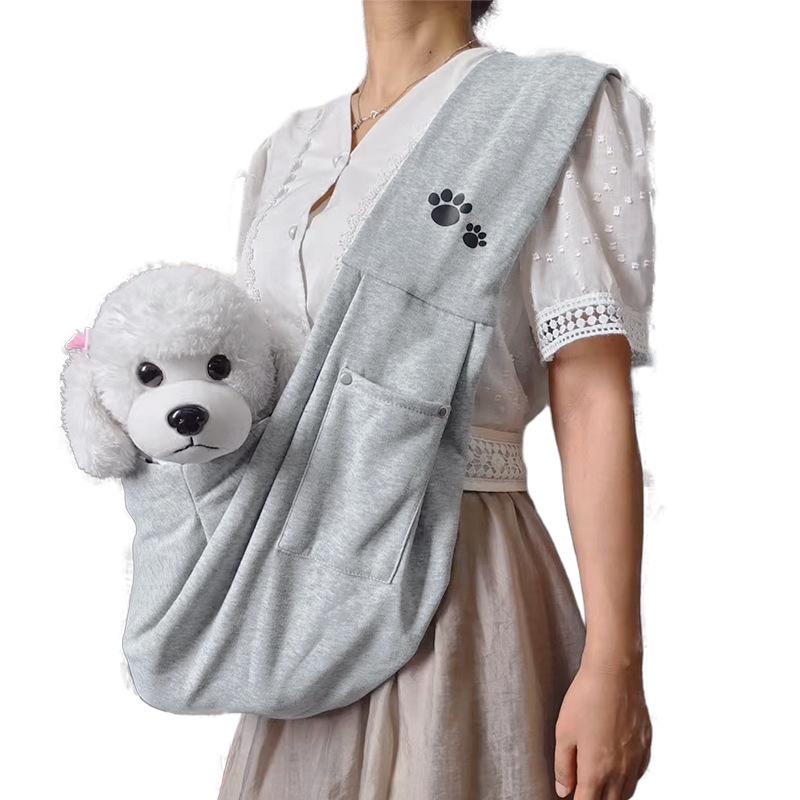 High-End Lightweight Crossbody Pet Bag: Multi-Season Large Capacity Portable Backpack for Dogs and Cats