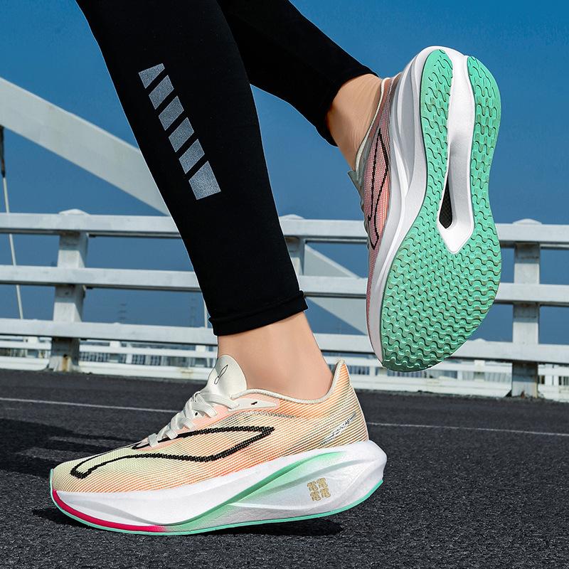 Feidian 5C Professional Marathon Running Shoes Men and Women Refund Carbon Plate Racing Older Children's Running Shoes Shock-absorbing Sports Shoes