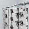 French Bulldog Shower Curtain Cute Puppy Dog Washroom Decor Bathroom Fabric Liner