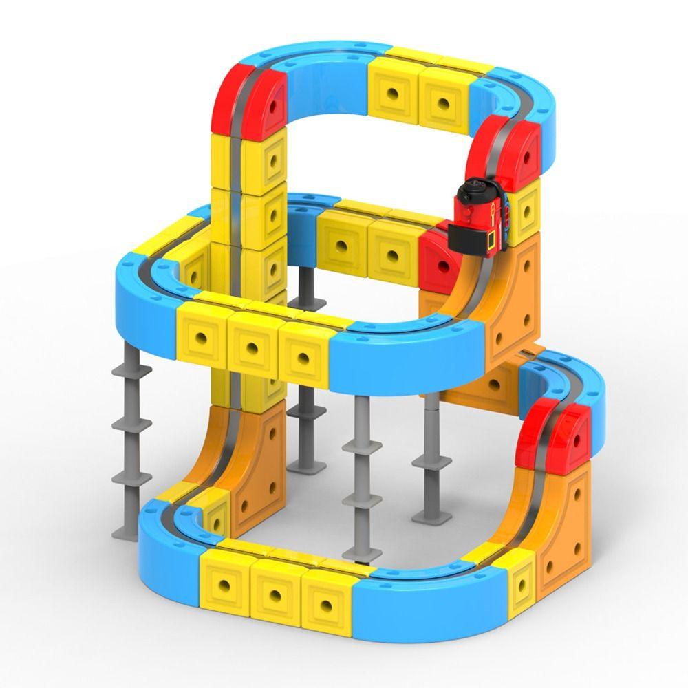 Plastic Magnetic Tracks Train Smooth Steady Driving Magnetic Train Diecast Toy  Kids Toy