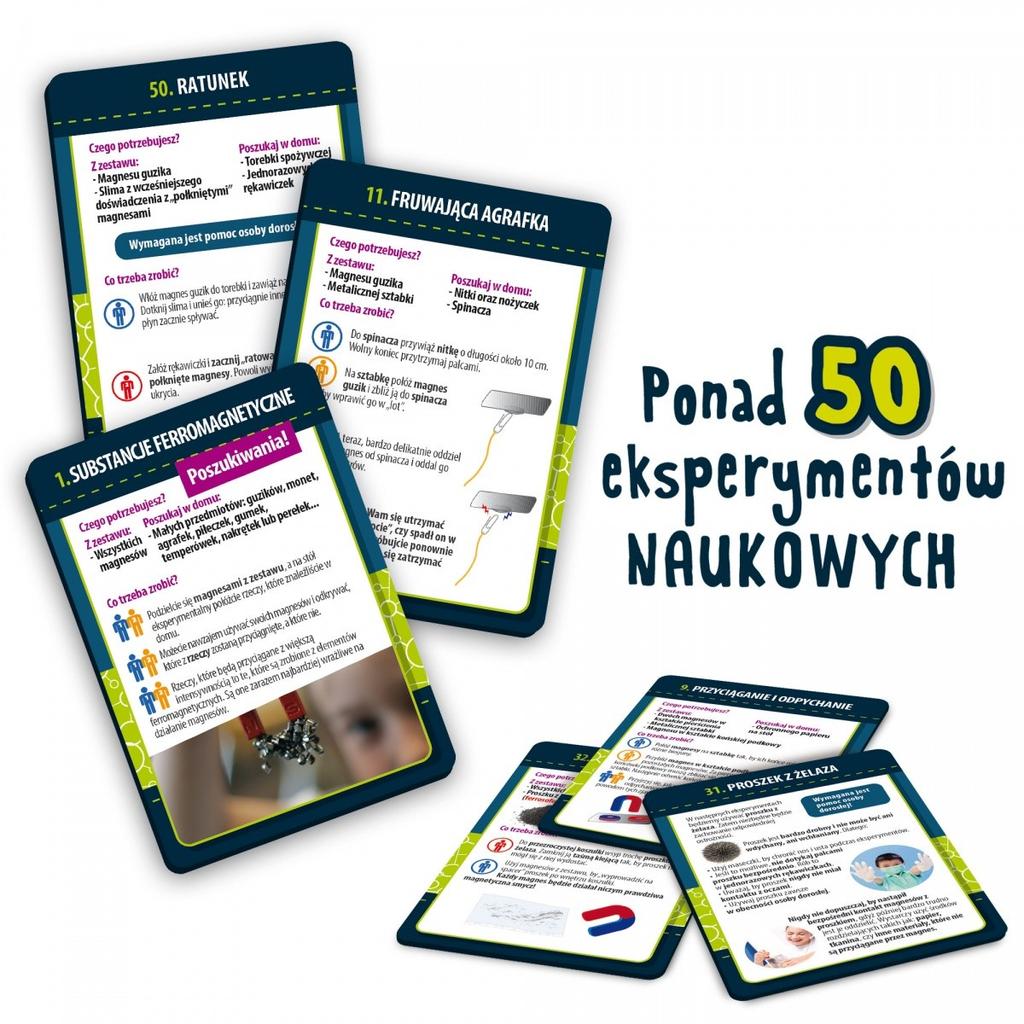 Lisciani i'm a genius nauka w domu magnetyzm 50 eksperymentów naukowych