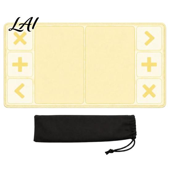Desktop Exchange Organizer Fidget Trading Board Mat with Storage Bag 12x24 Inch Toy Game Accessories Pad Portable Playmat Divided Zones for