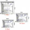 10Pcs/Bag Kitchen Aluminum Foil Fresh-keeping Bag Zipper Lock Bag Sealable Frozen Sealed Packaging Food Packaging Bag