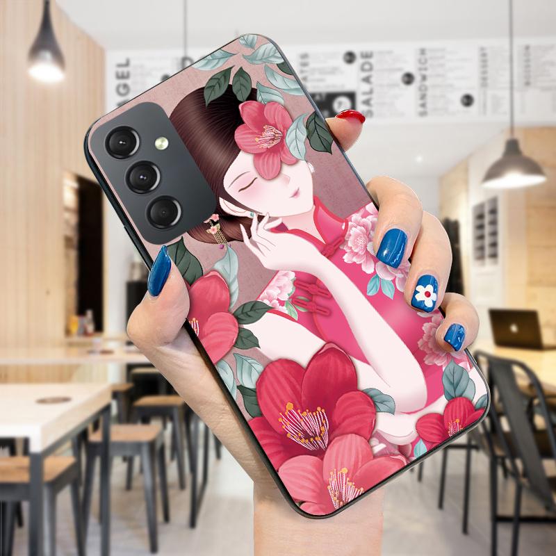 Malowany wzór etui na telefon, odporny na wstrząsy miękki silikonowy futerał ochronny na telefon TPU do etui Samsung