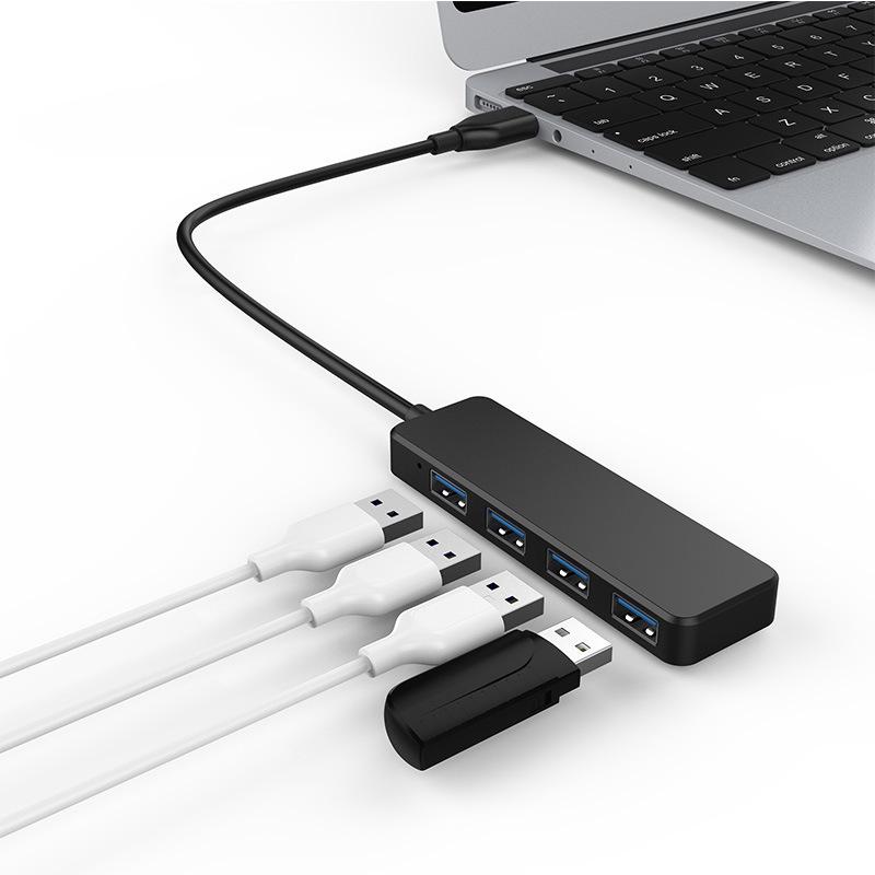 Cross Multi-functional Type-C Docking Station: 4-in-1 USB 3.0 Hub for Computers