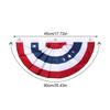 American Pleated Fan Flag, American US Bunting Flag Patriotic Stars