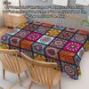 New Rectangular Bohemian Tablecloth Bohemian Cycle Mandala Cover Home Decoration Colorful Cloths Festival