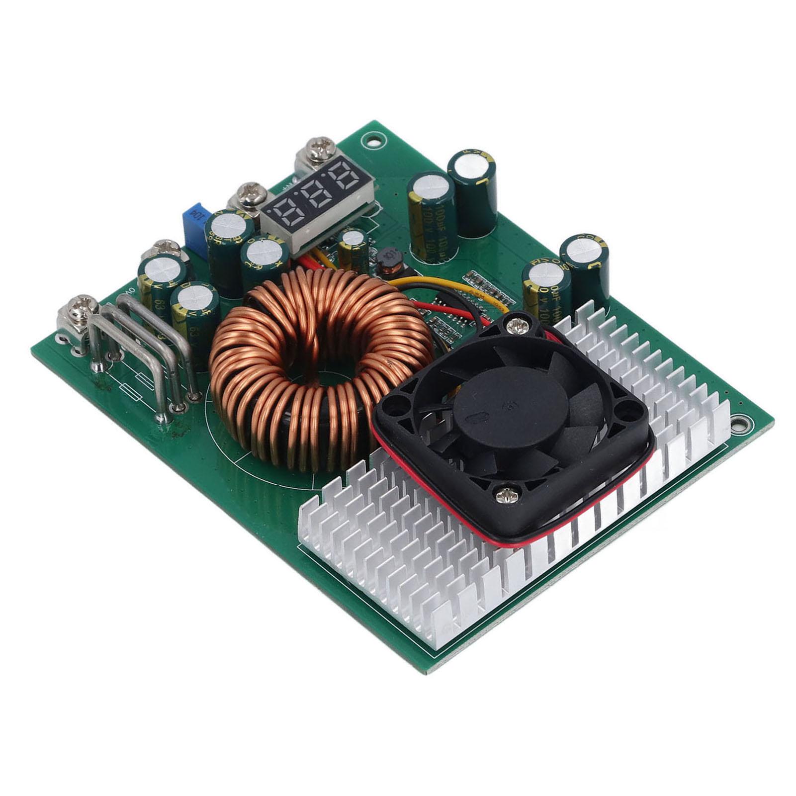 

Модуль знижувального перетворювача DC-DC 1000 Вт 50 А DC25‑90 В до DC2.5‑50 В Регульований знижувальний модуль з дисплеєм напруги для електроінструментів