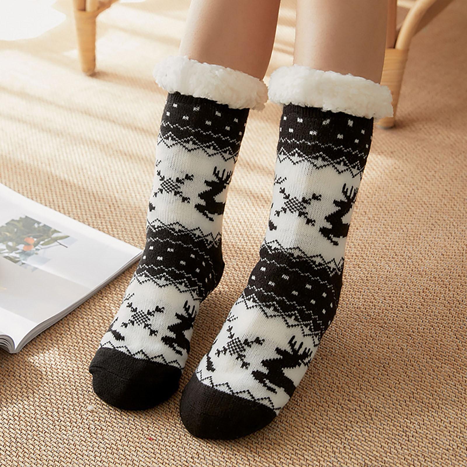 

Women Keep Warm Skateboard Sock Floor Socks Snow Socks Plus Velvet Thickening One Size