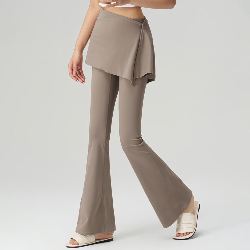 Sweatpants Yoga Pants Women's Summer Thin Hip Lift Removable Fart Curtain Pilates Training Sports Suit Micro-pull Fitness Pants