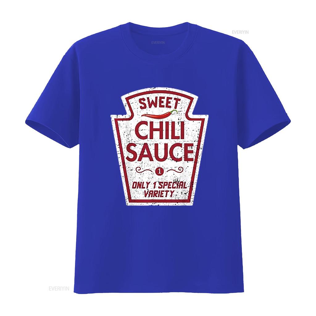 Gruppe Gewürze DIY Halloween Kostüm Lustige Chili Damen Oberteile Trendiges T-Shirt mit Einzigartigem Persönlichkeitsdruck vintage Gewaschen