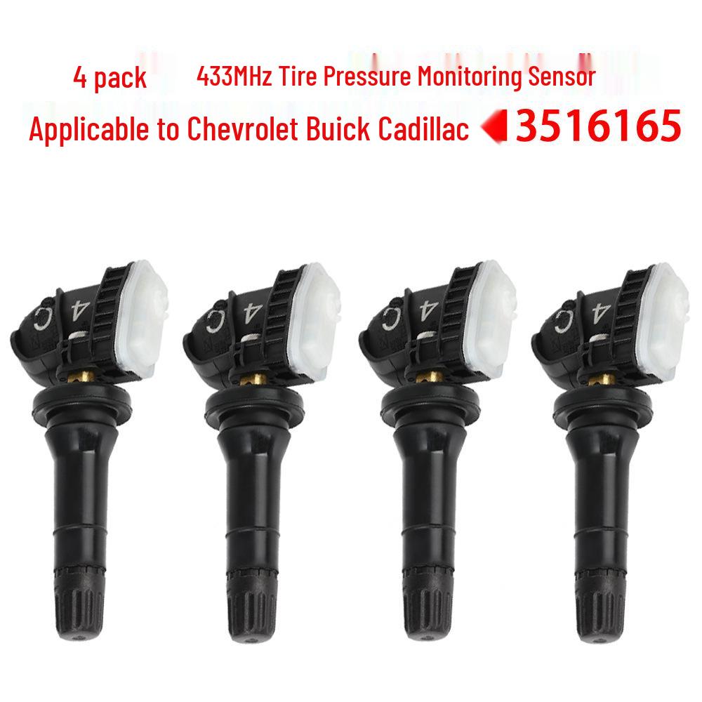4-teiliges 433MHz Reifendrucksensor-Set für Chevrolet, Buick, Cadillac