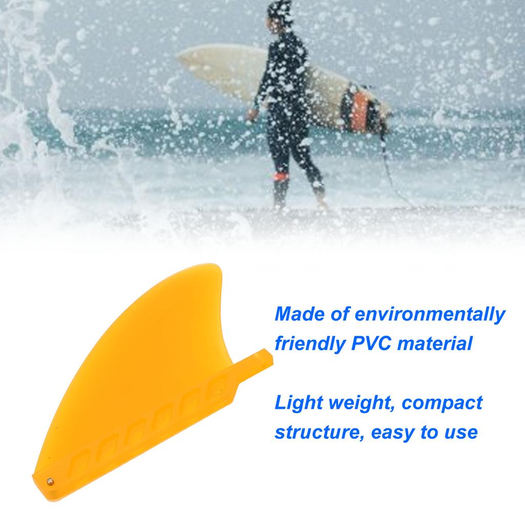 Surfboard Fin PVC Longboard Paddle Board Large Tail Fin Replacement Surfing Accessory