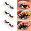DIY Makeup Beauty Supplies Fluffy Drag Eye Tail Sequins Lashes Decorative False Eyelashes