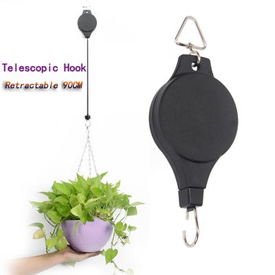 Telescopic Hook Hanging Orchid Flower Pot Adjustable Drop-down Hook Basket Adjustable 90CM Flower Pot Hook
