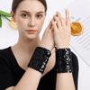 Lightweight Sequins Wrist Cuffs Elastic Wristband Fashion Bracelet  Costume Prop