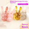 Multifunctional Resin Nose Scraping Massager Facial Scraping Massager Head Scalp Massage Comb Rib Shifting Rod Acupoint Stick