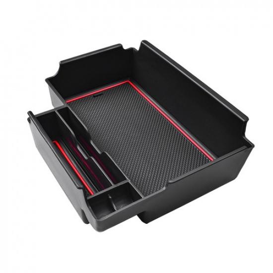 Center Armrest Black Storage Tray Organizer Box For -2025 Ford Explorer US