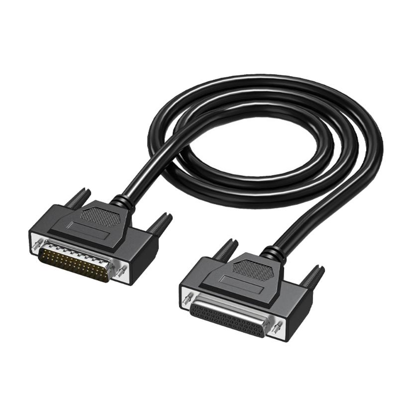 High Flexibility DB44 Male To Female/Male Connectors Cable, Shielded Serial Port Cord 26AWG Data Cable