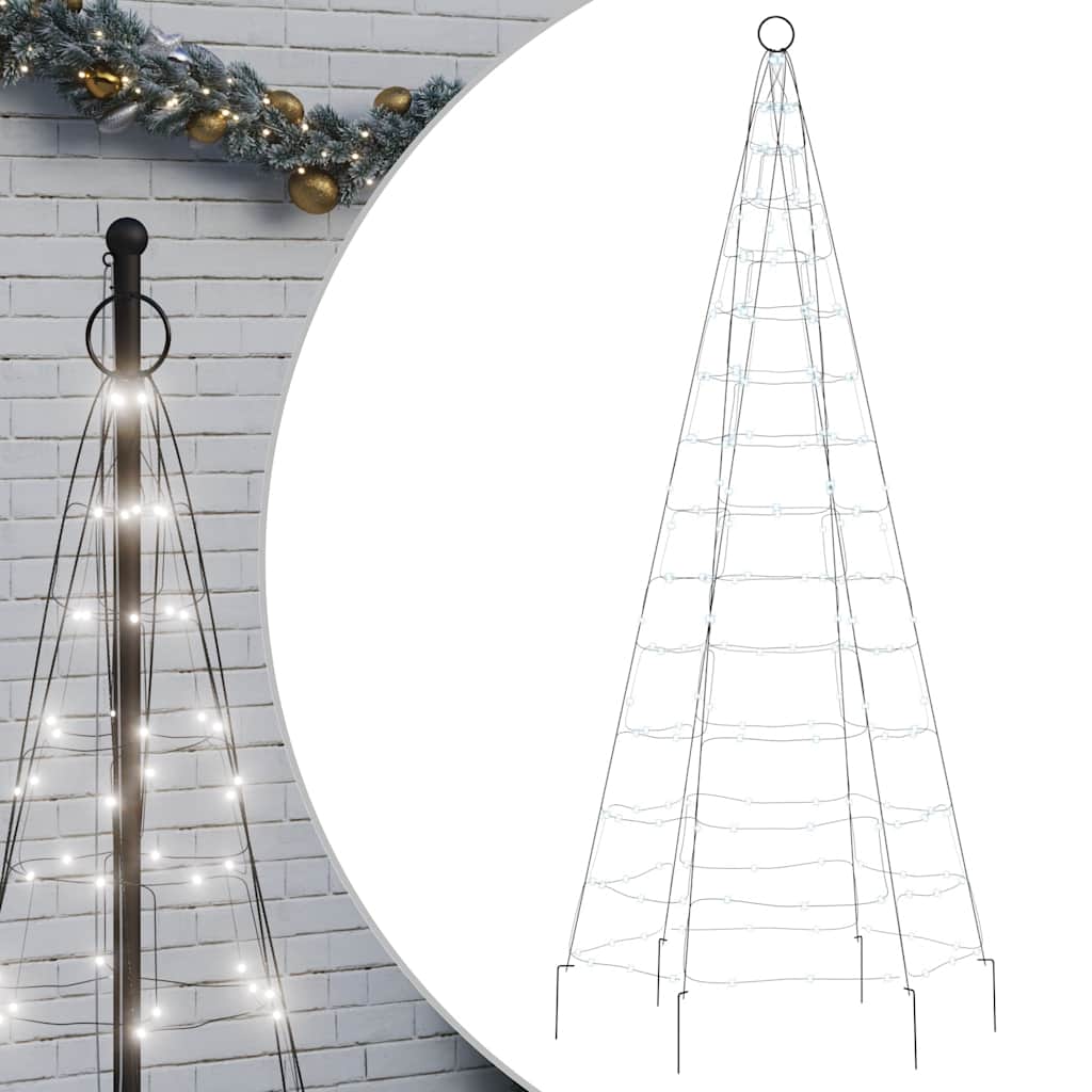 LED Christmas Tree 200 Cold White LEDs 180 cm