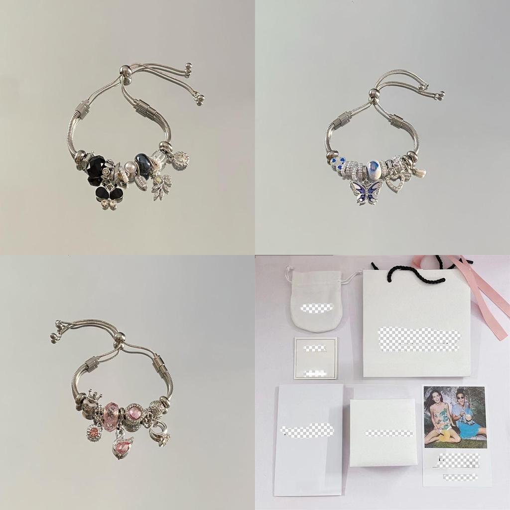 Stainless Steel Jewelry Bracelet With Butterfly Bow Design For Gift And Summer Wear
