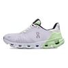 On Cloudflyer Resistenti all'Abrasione Traspiranti Scarpe da Corsa Basse Donna Bianco Verde 21.99031