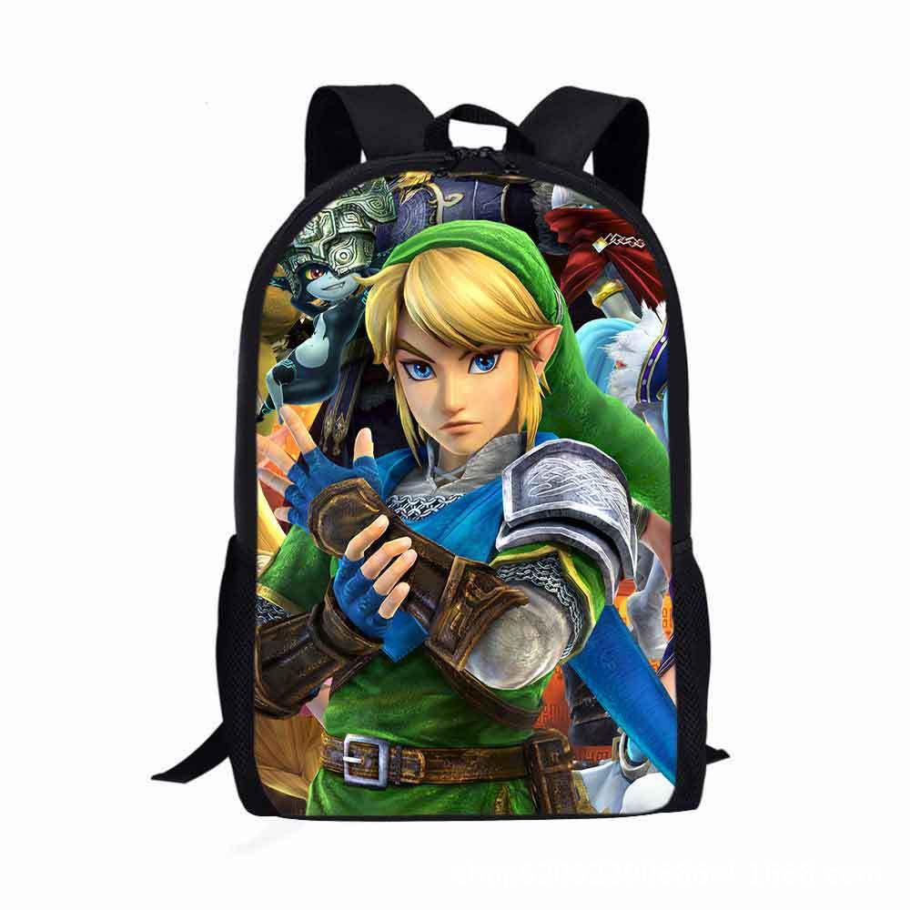 The Legend Of Zelda Student Backpack Durable Waterproof And Trendy For Kids