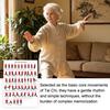 2Pcs Tai Chi Exercise Chart, 10 Form Mirror Image Poster, Move Guide for Beginners Seniors, Tai Chi Training Reference Wall Art
