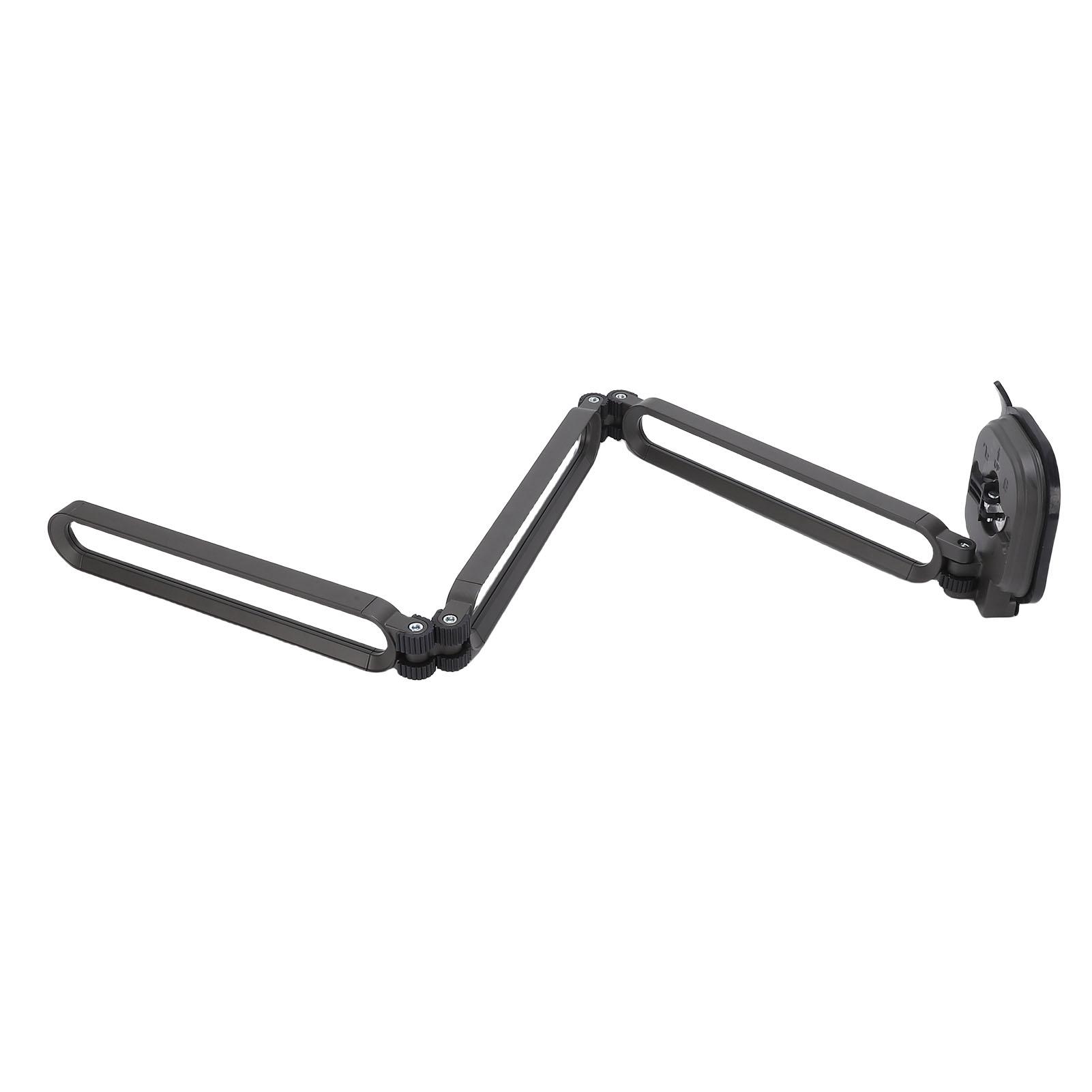 

Wall Mounted Clothes Drying Rack with Suction Cup Gray Hollow Fold Retractable Laundry Rack for Balcony