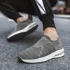Plus Size Summer New Fashion Couple Air Cushion Shoes Flying Woven Breathable One Pedal Sock Shoes Leisure Sneaker