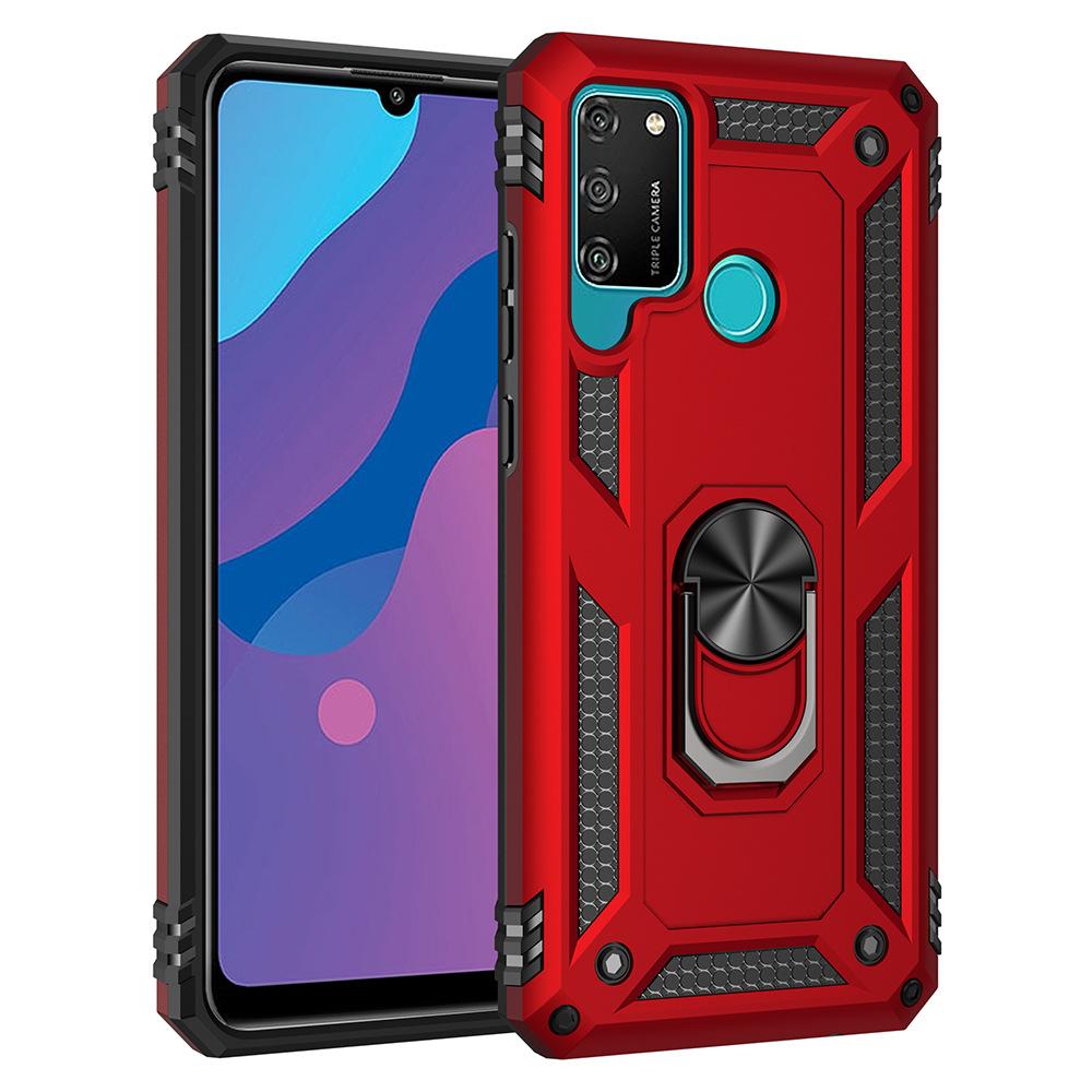 for Honor 9A Case for Honor 9 A Cover Military Armor Bumper Shockproof Magnetic Car Holder Phone Case for Huawei Honor 9A