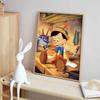 Full Round Diamond Painting Pinocchio Art Rhinestone Picture Mosaic DIY 5D Cross Stitch Embroidery Home Decoration