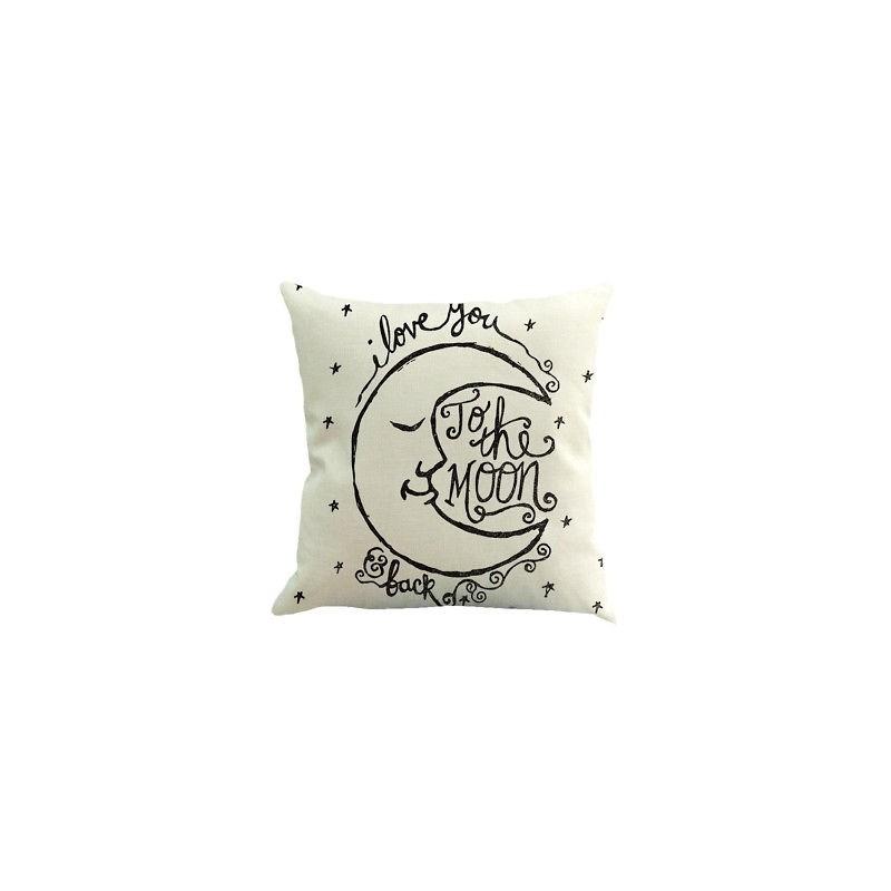 Luxurious Romantic Retro Words Quotes Throw Cushion Cover Pillow Case For Sophisticated Home Decor
