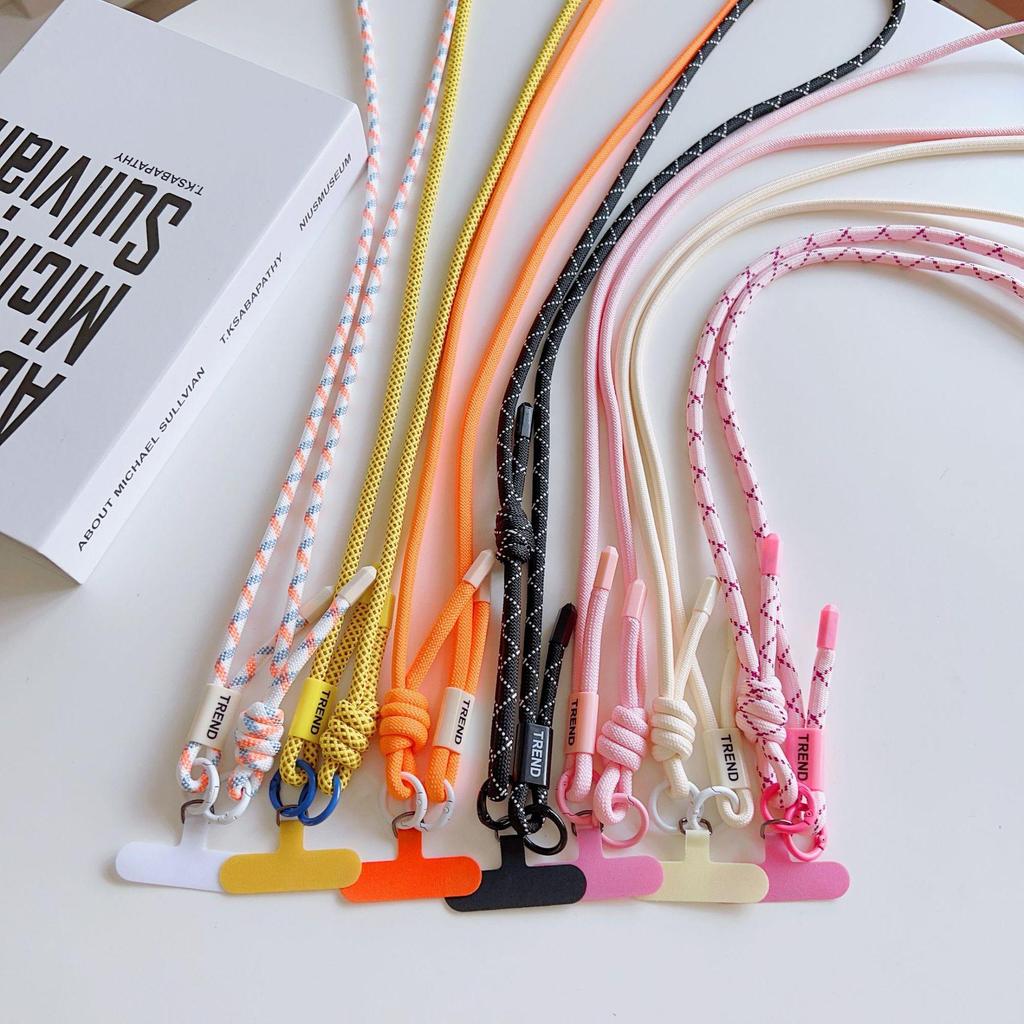 Versatile Adjustable Crossbody Phone & Camera Lanyard - Woven Anti-Lost Strap for Outdoor Sports.
