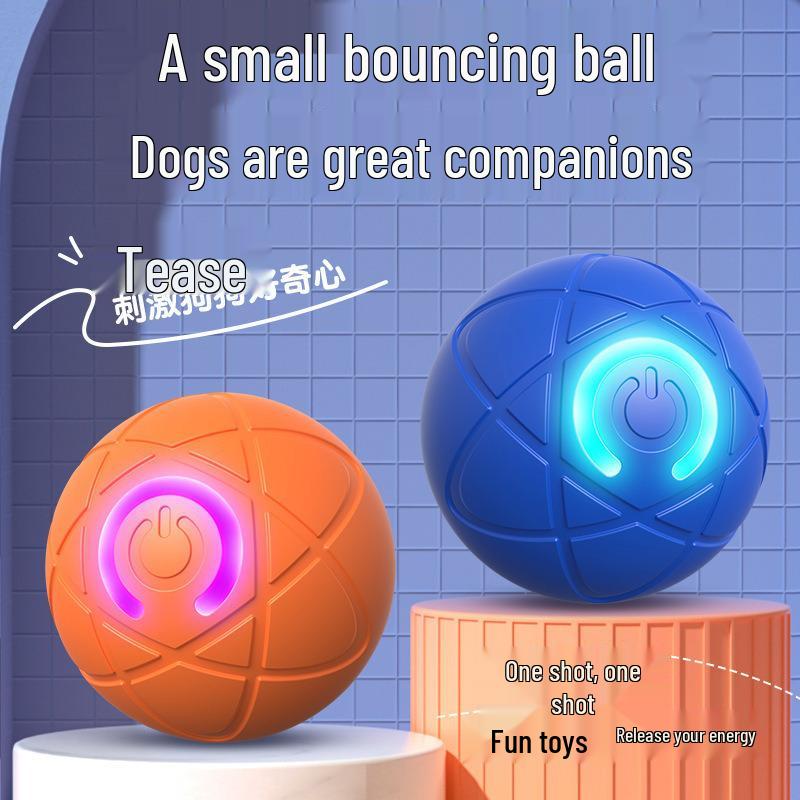 Smart Electric Jumping Pet Ball Toy - Interactive Self-Entertainment for Dogs and Cats