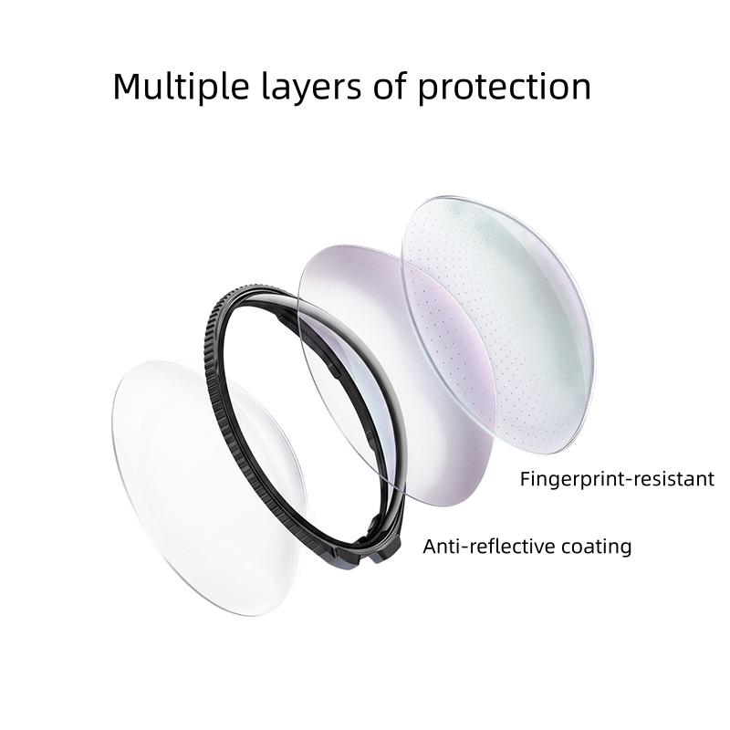 Protective Lens for Insta360 X4 Air,Panoramic Optical Glass / PC Protective Lens for Insta360 X4 Air Camera
