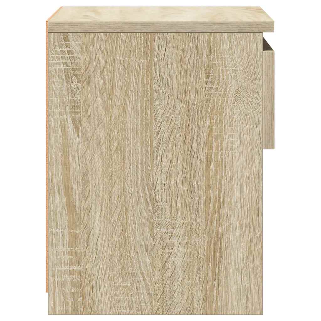 Nightstand Sonoma Oak 40 x 30 x 39 cm Engineered Wood
