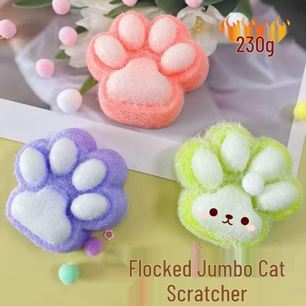 Super Soft Jumbo Cat Paw Squeeze Toy: Sticky Stress Relief Decompression Toy