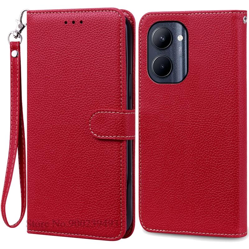 Für Realme C33 Hülle Leder Klapp-Brieftaschenhülle Für Realme C33 Hülle Handyhülle Brieftasche Buch Coque Fundas Shell