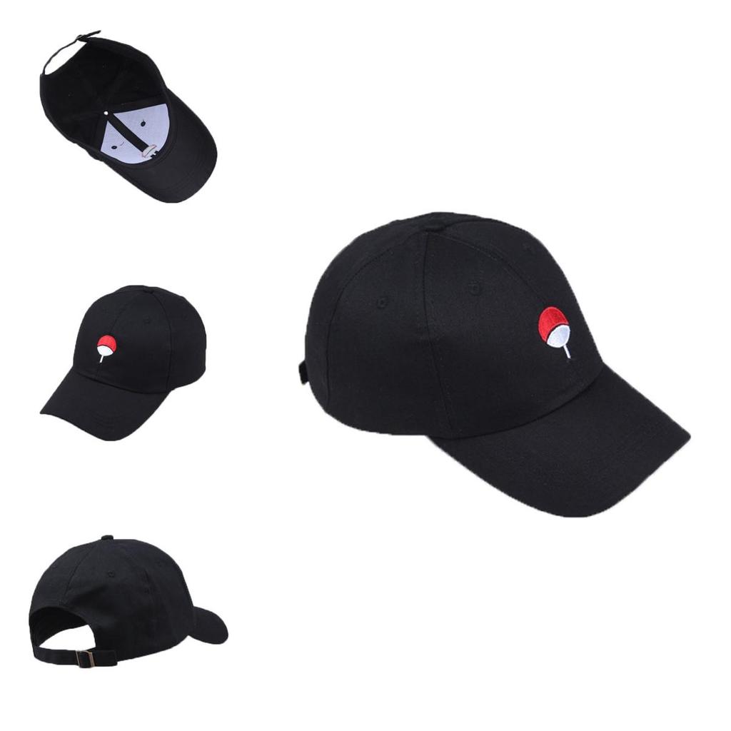 Cappellino da Baseball Naruto Anime con Logo del Clan Uchiha Itachi Sasuke Cappellini da Baseball Cappello Unisex