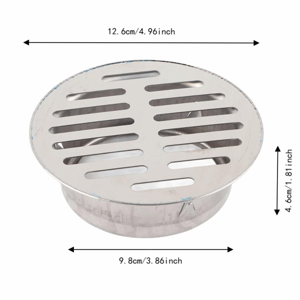 304 Stainless Steel Floor Drain Cover Adjustable Clamp Grate Cover Drain Cover  Washroom