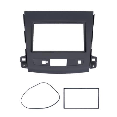 2Din Stereo Radio Fascia DVD Audio Navigation Panel Frame Fit for Mitsubishi Outlander 20082012