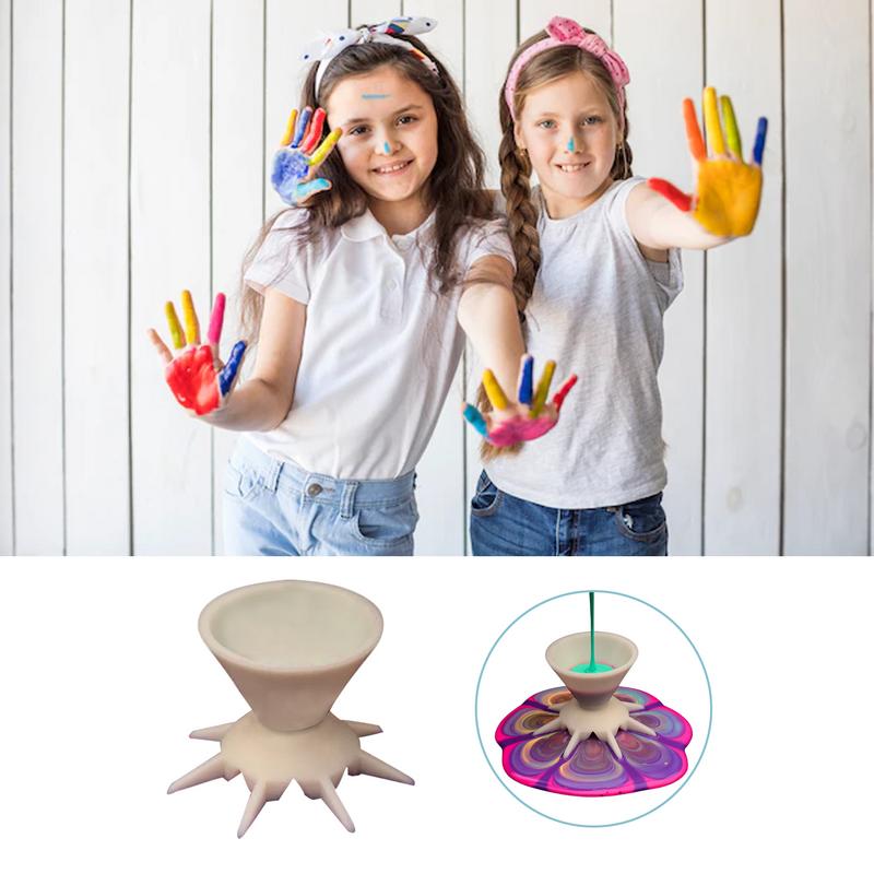 Funnel Split Cup Resin Pouring Cups Acrylic Paint Pouring Split Cup DIY Making Pour Painting Supplies Graffiti Accessories
