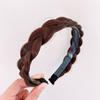 Women Hair Band Fishbone Braid Lazy Wig Twist Braid Headband Hairpin Bohemia Fashion Non-slip Headdress Bridal Hair Accessories
