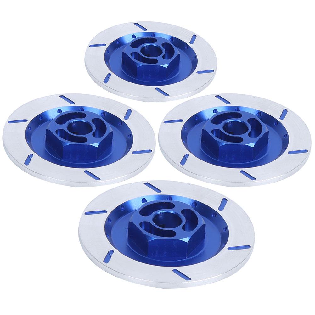 Aluminum Alloy Simulated Brake Disc Accessories Parts Fit for HSP 94123 1:10 RC CarDark Blue