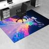 Rainbow Angel Chair Mat: Office Carpet, Oversized Rug for Home Decor, Sofa Mat, Gift for All Rooms01