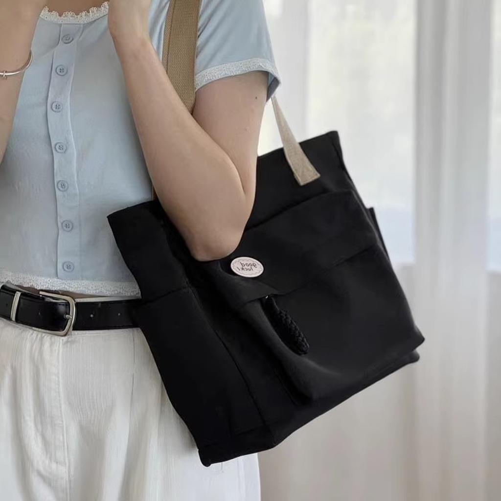 2026 Fashi Shoulder Bag for Women's Class Large Capacity Student Tote Bag  New Canvas Commuter Handbag Women Bag Eco Bag