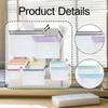 26Pcs Mesh Zipper Pouch Bags Toiletry Cosmetic Make Up PVC Storage Organizer