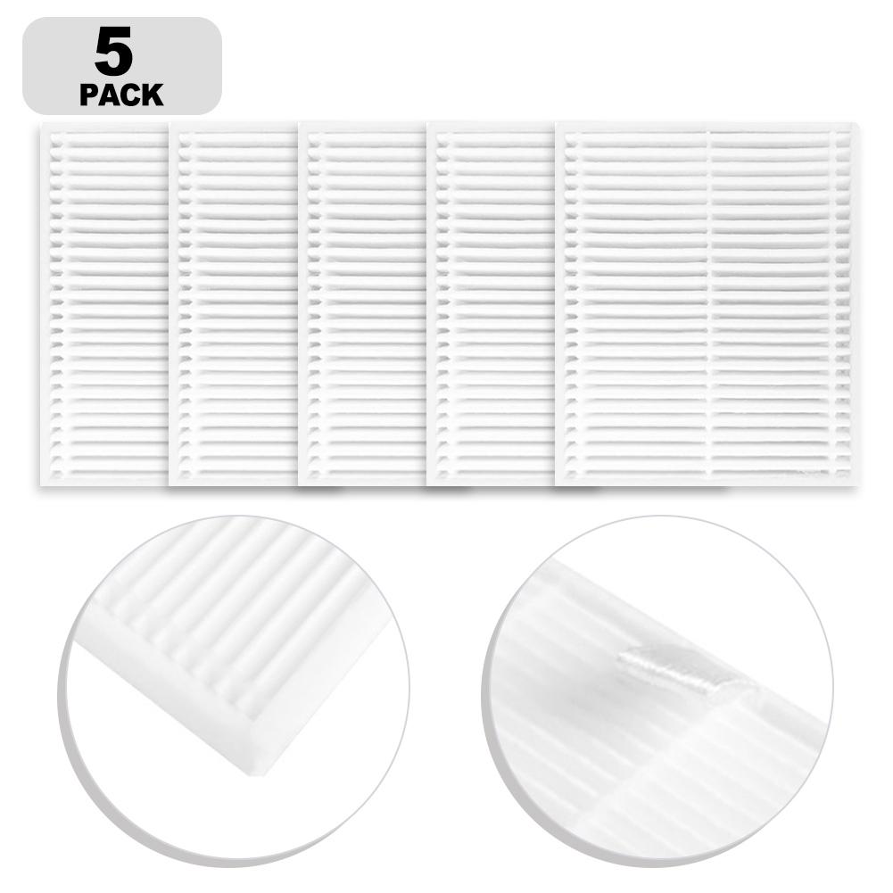 Replacement Washable HEPA Filter For Conga 8490 For Ultimate Ultra Power Home Vacuum Cleaner - 5 Pack Dust Filter Kit