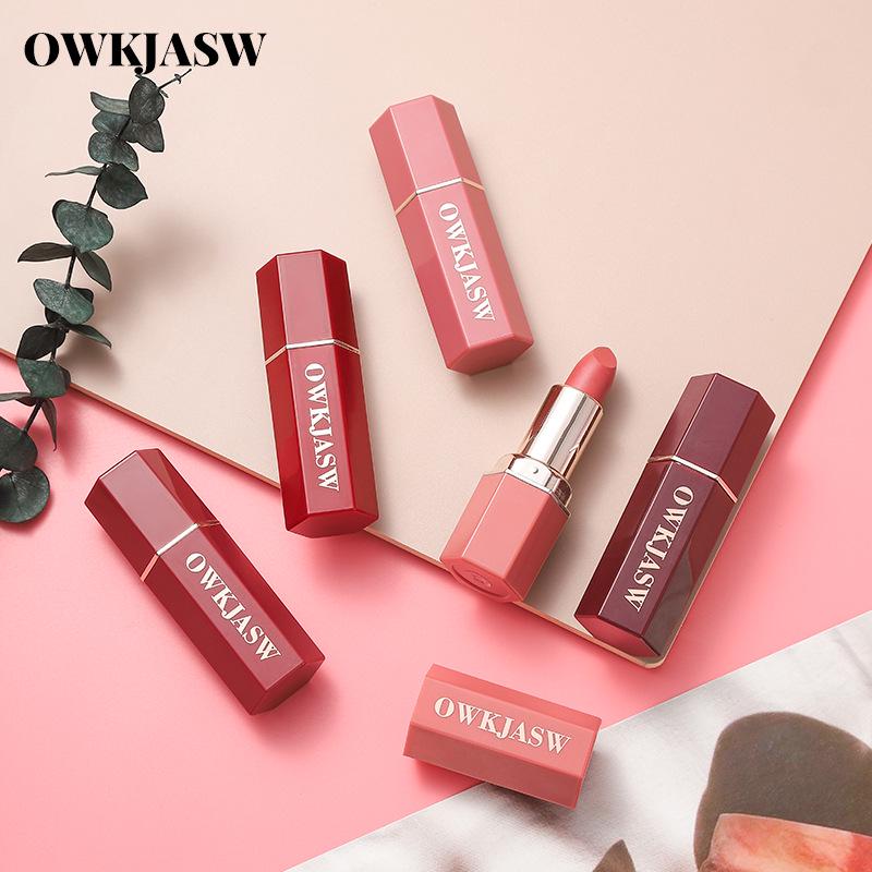 OWKJASW Walker Jessa 6-Color Matte Moisturizing Lipstick